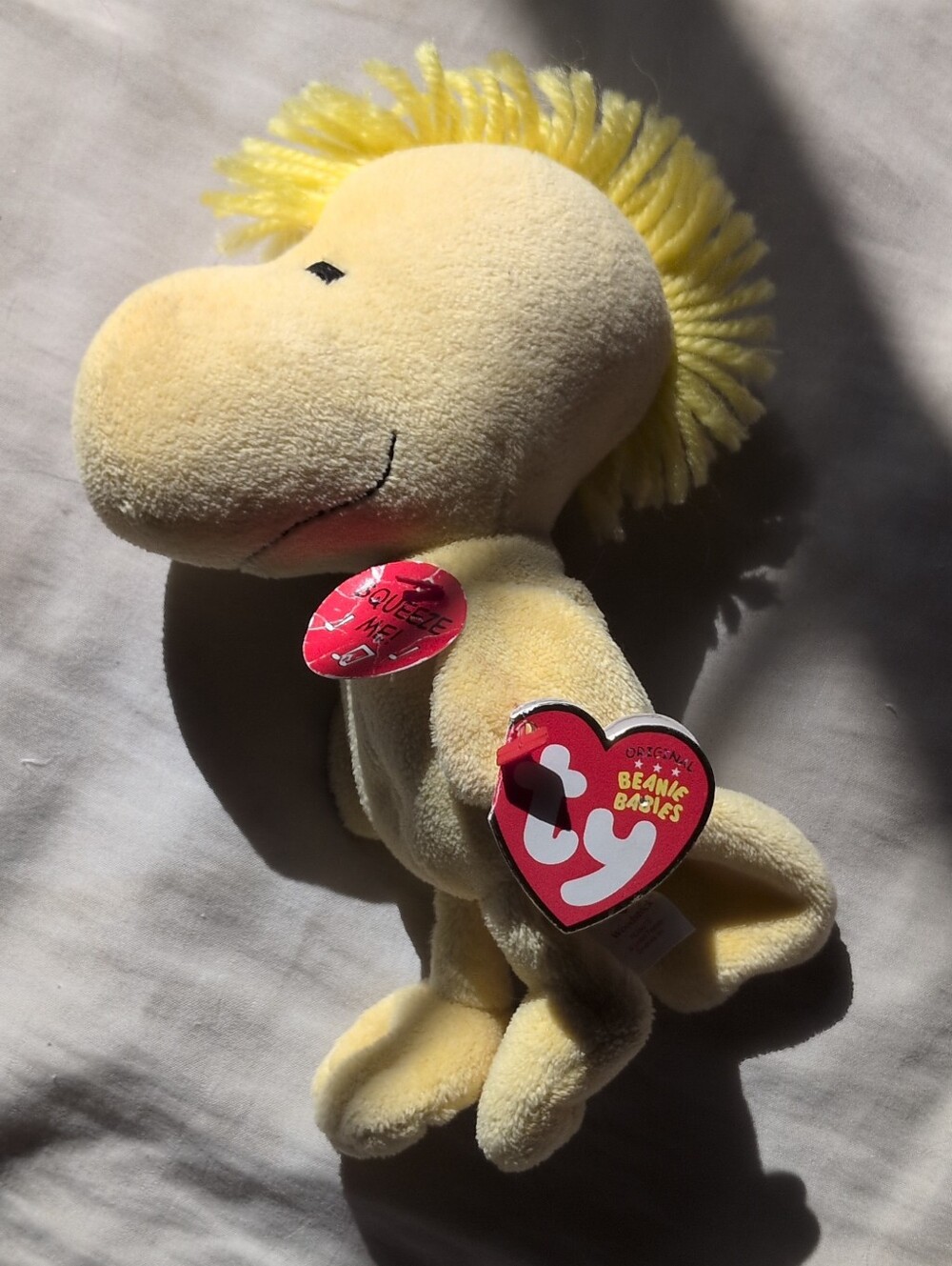 2011 Ty Woodstock Plush Peanuts Charlie Brown Stuffed Toy NO SOUND